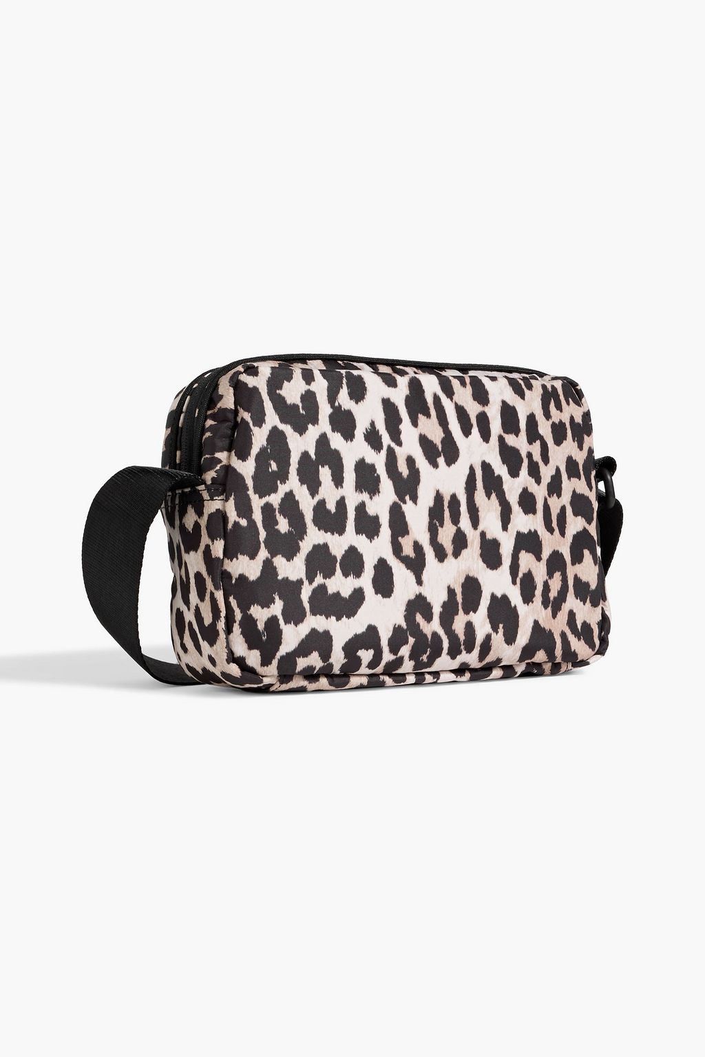 GANNI Festival leopard-print shell shoulder bag