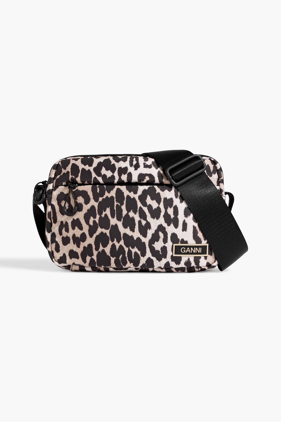 Festival leopard-print shell shoulder bag