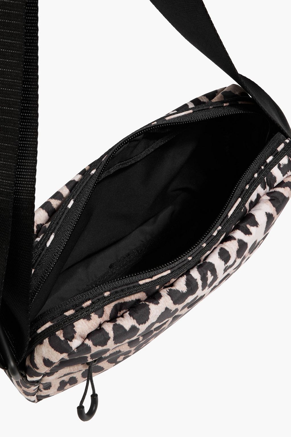 GANNI Festival leopard-print shell shoulder bag