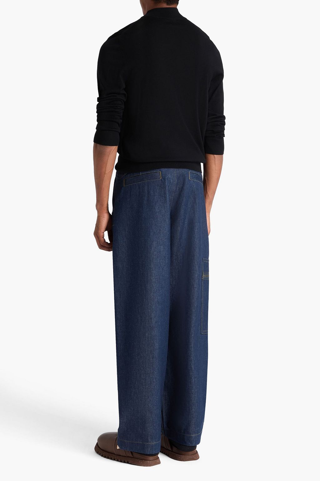 SANDRO Wool turtleneck sweater