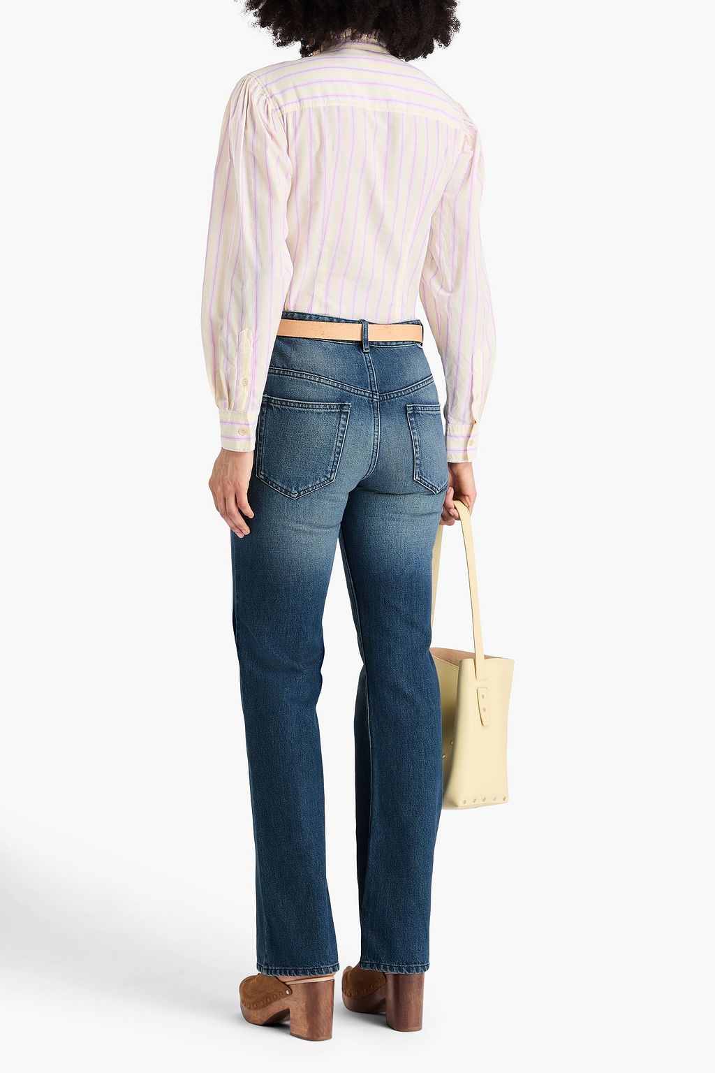 MARANT ÉTOILE ハイライズ ブーツカットジーンズ