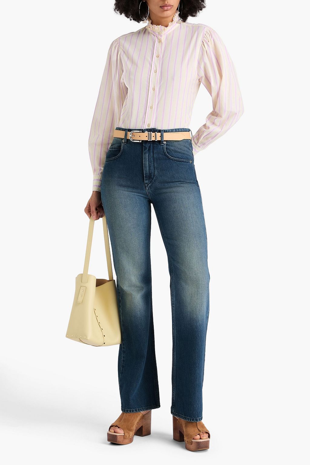 MARANT ÉTOILE ハイライズ ブーツカットジーンズ