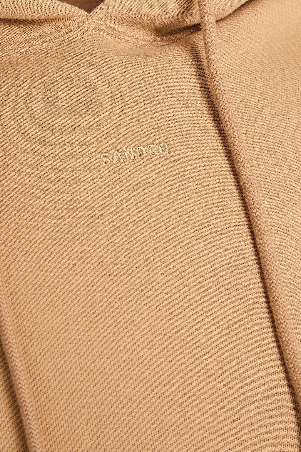 SANDRO コットンフリース フーディ