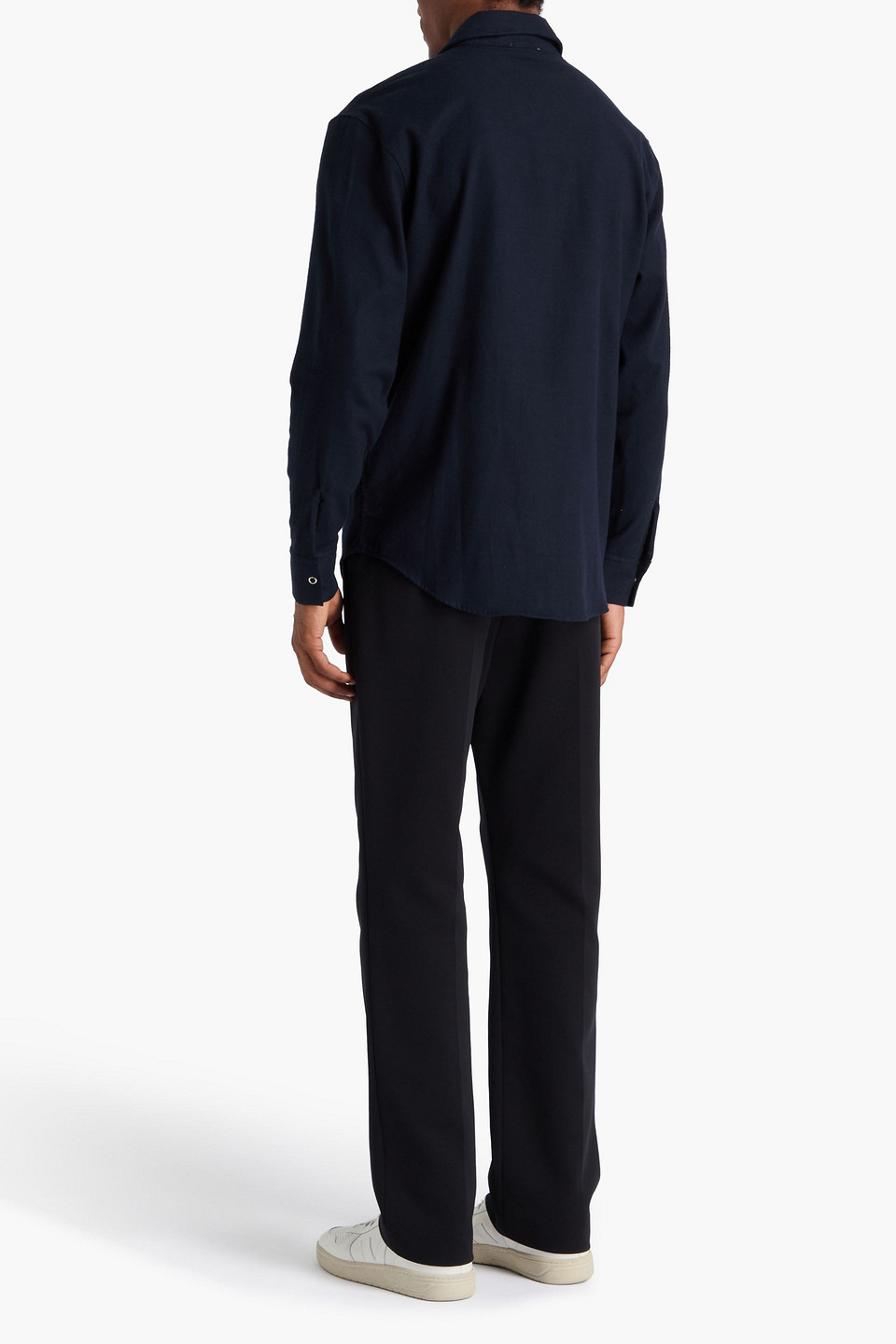 SANDRO COTTON-FLANNEL SHIRT