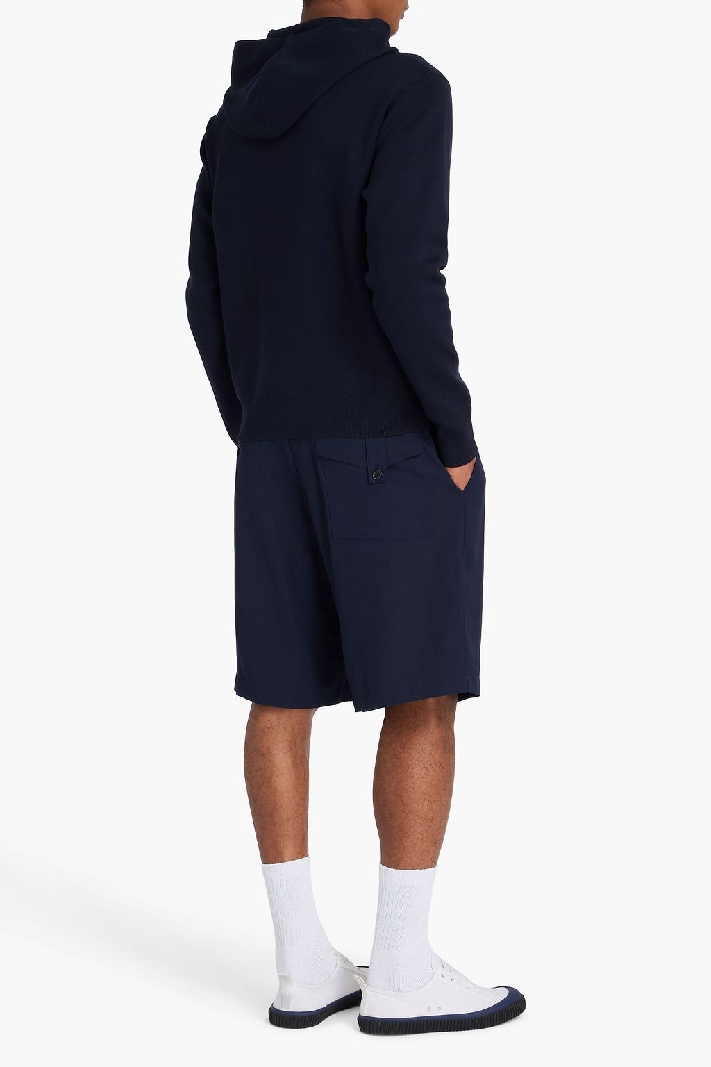 SANDRO Knitted hoodie