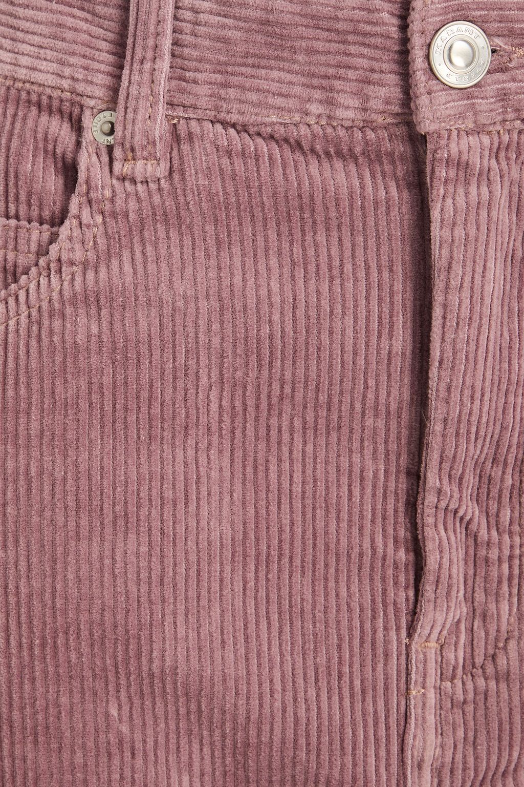 MARANT ÉTOILE コットン&リネン混コーデュロイ ミニスカート