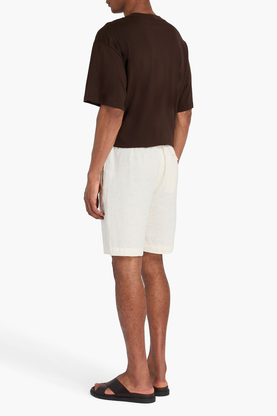 SANDRO FLORAL-APPLIQUÉD COTTON-JERSEY T-SHIRT