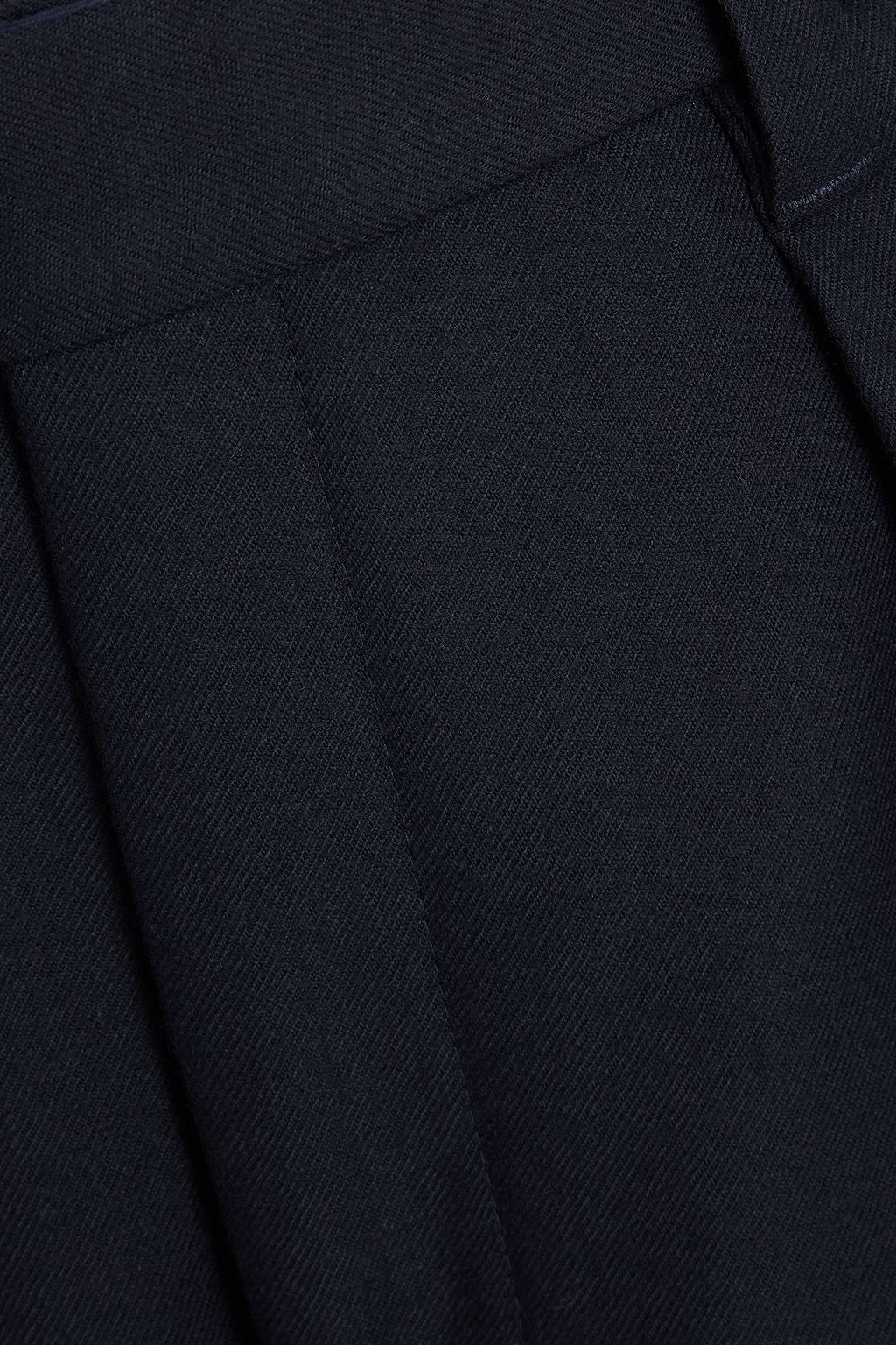 SANDRO Wool-twill pants