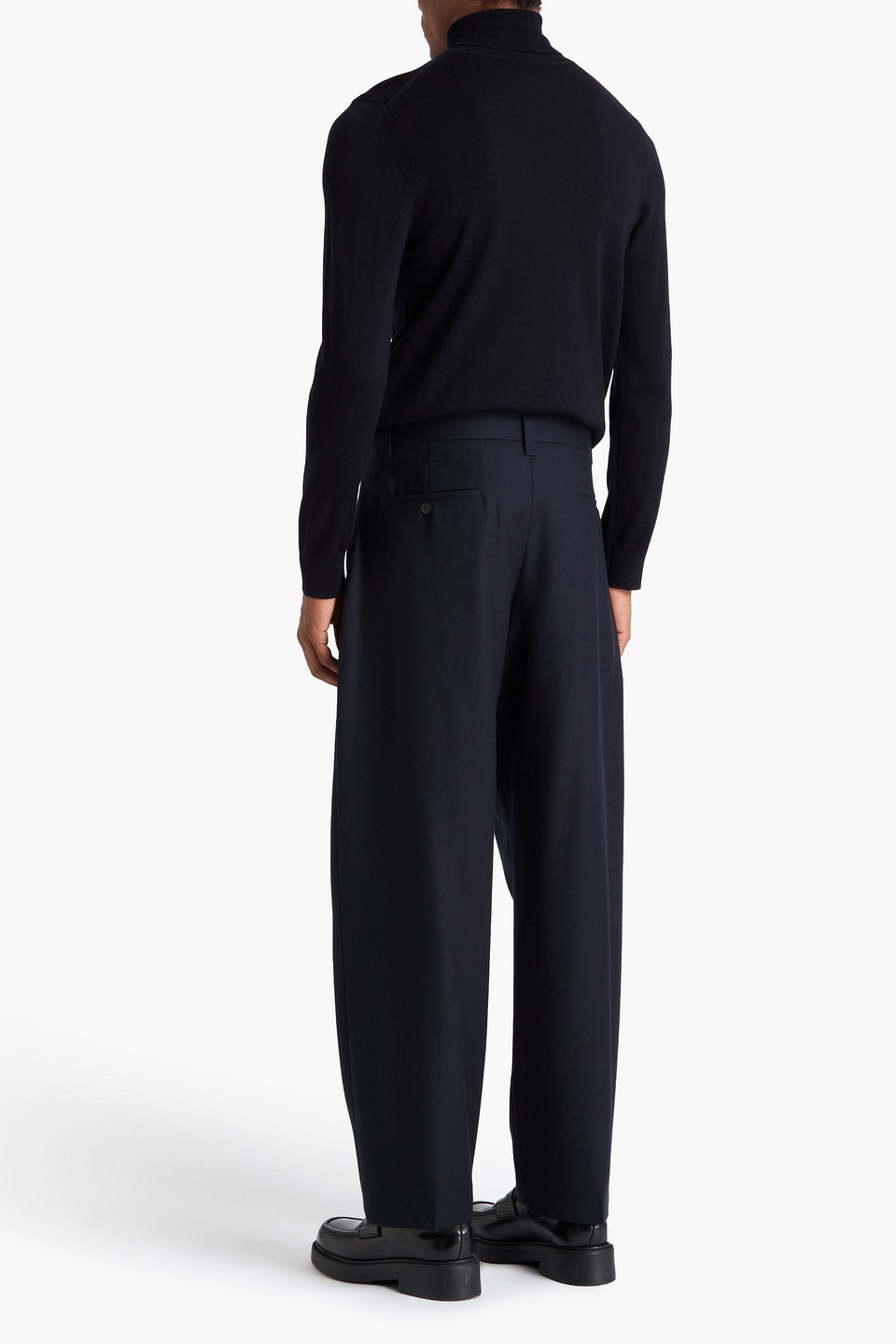 SANDRO WOOL-TWILL PANTS