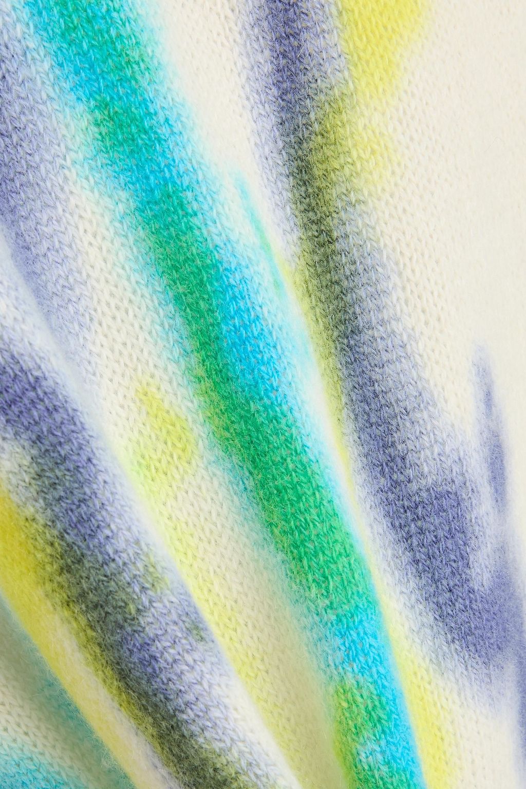 THE ELDER STATESMAN Tie-dyed cashmere sweater
