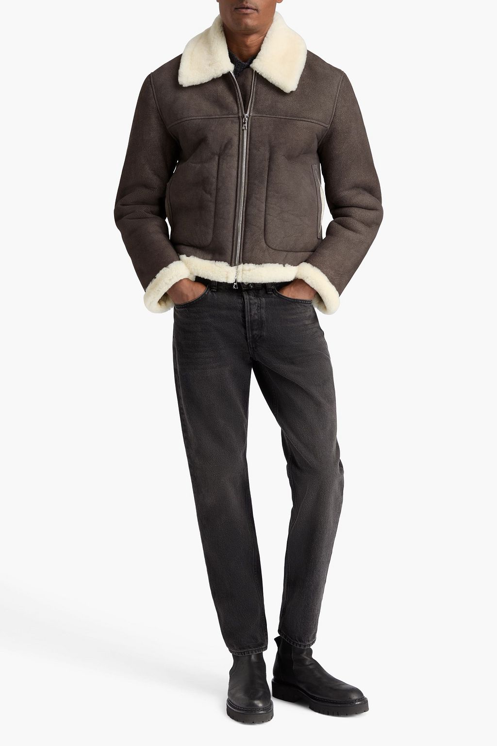OFFICINE GÉNÉRALE Isaac shearling jacket