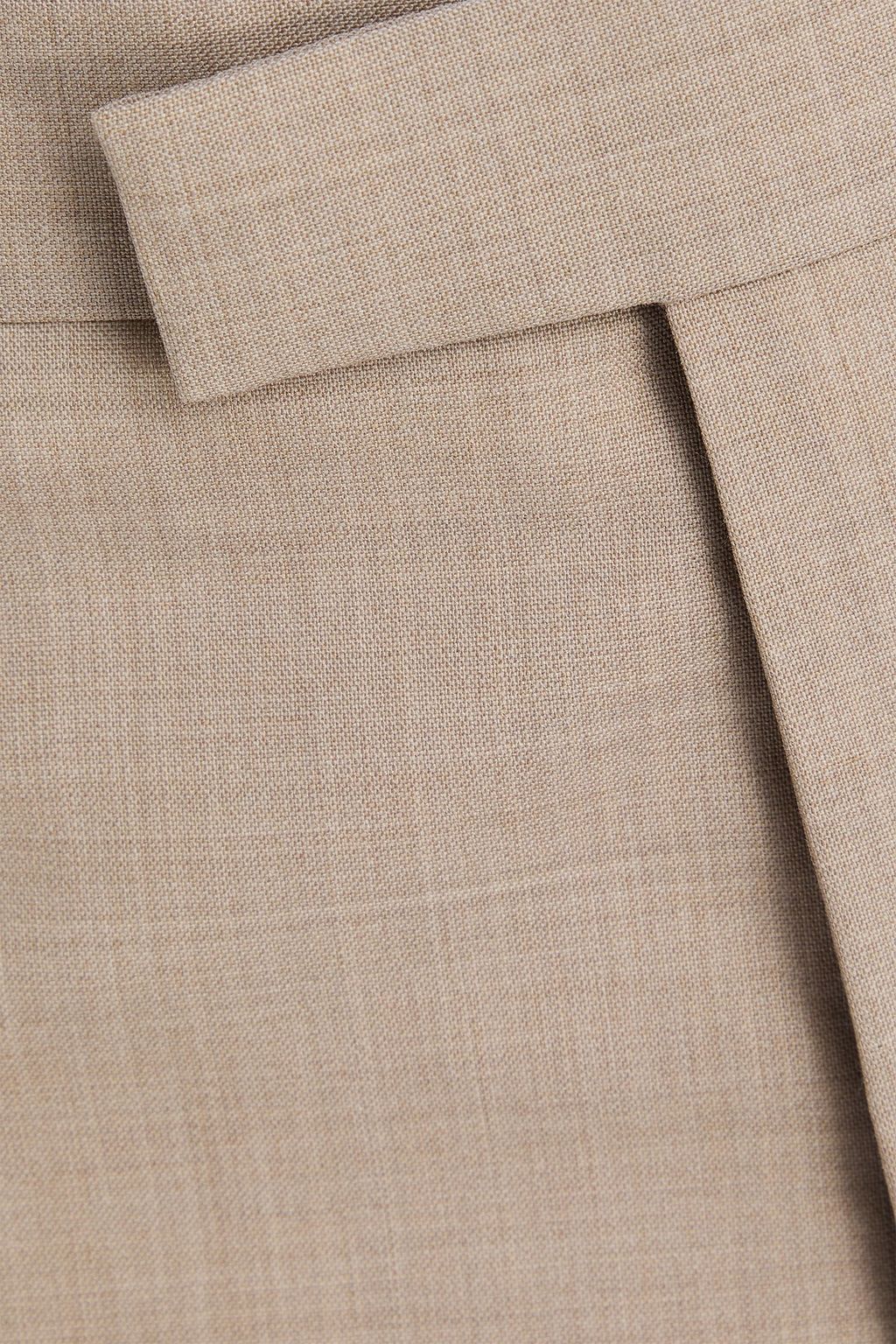 SANDRO Wool-crepe pants