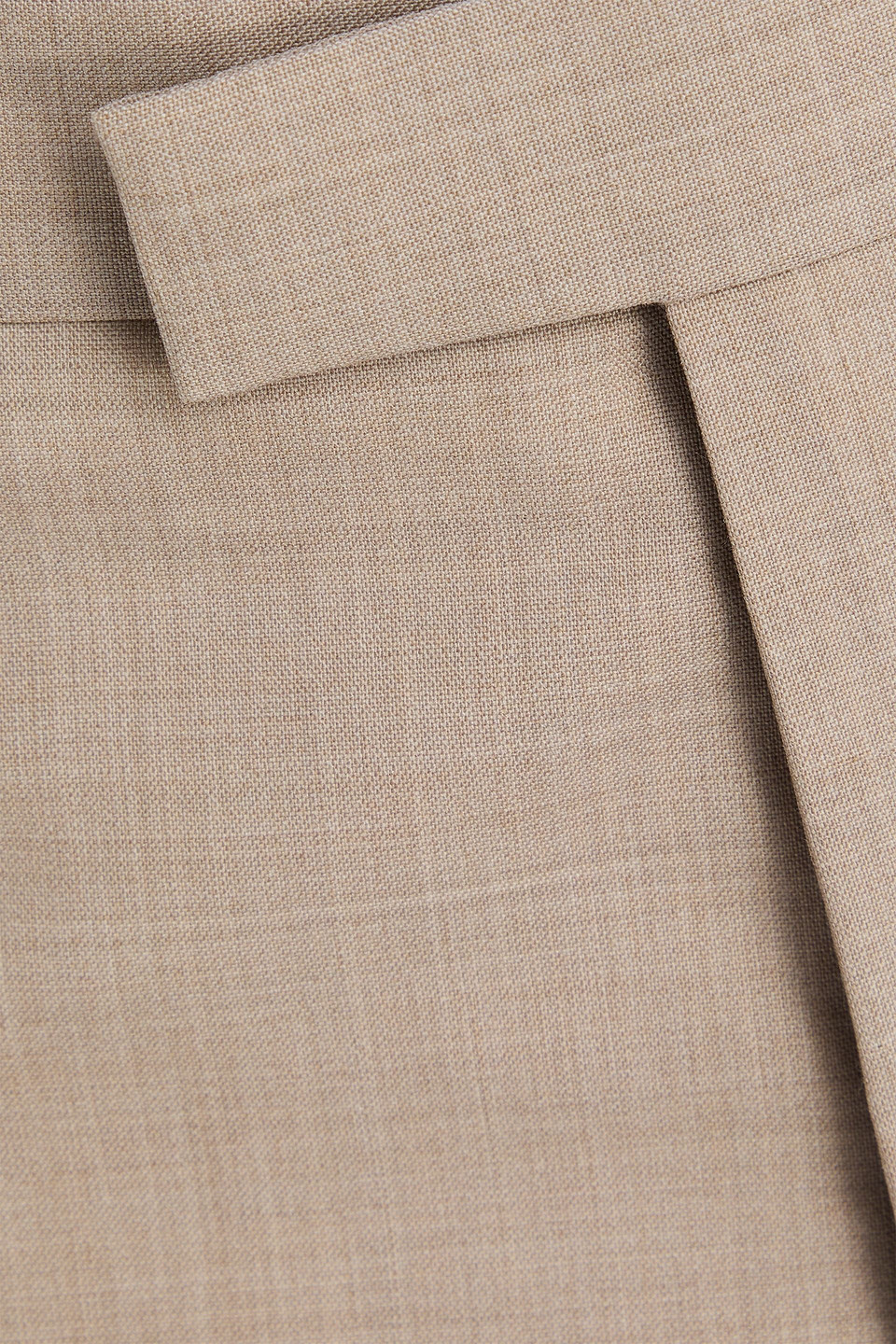 SANDRO WOOL-CREPE PANTS