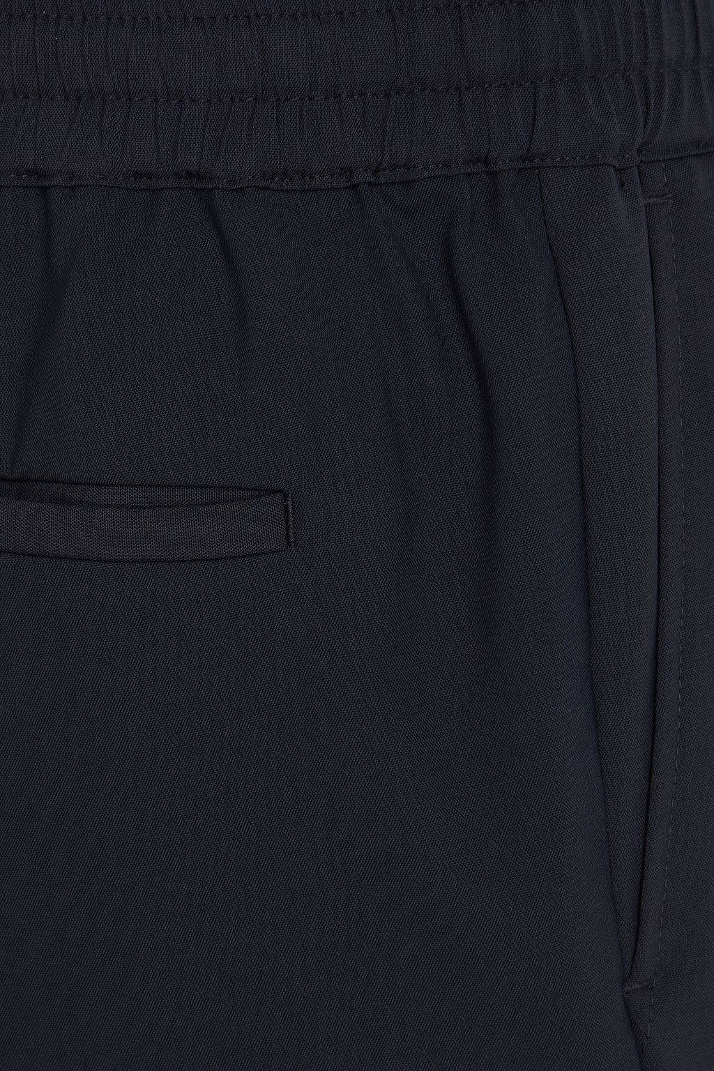 SANDRO Tapered crepe drawstring cargo pants