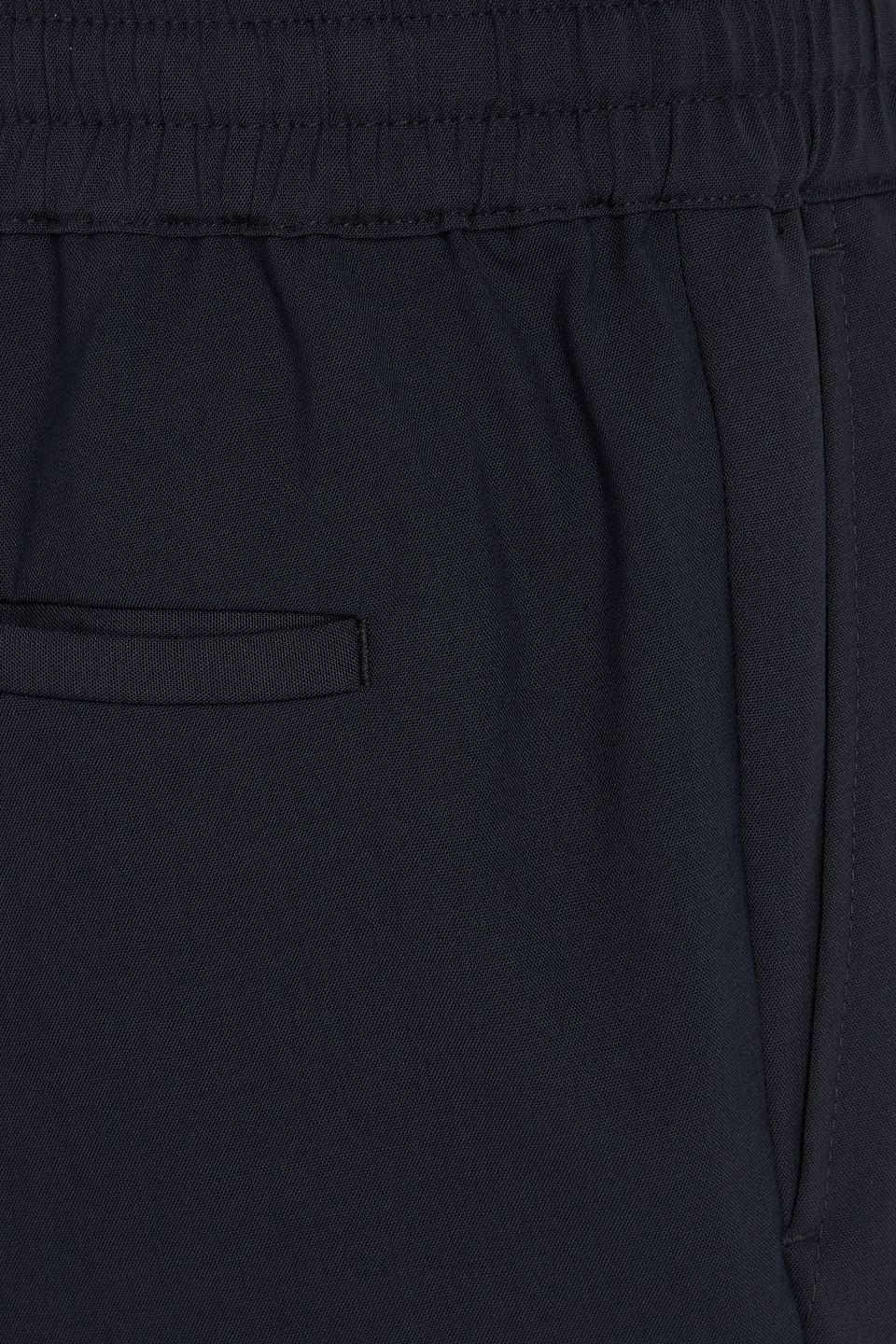 SANDRO TAPERED CREPE DRAWSTRING CARGO PANTS