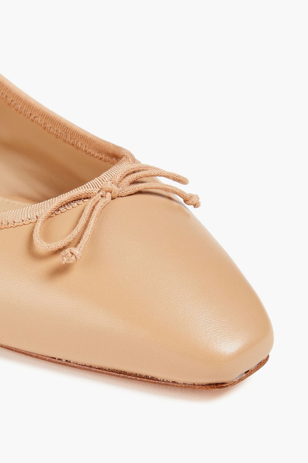 VERONICA BEARD Cecile bow-detailed leather pumps
