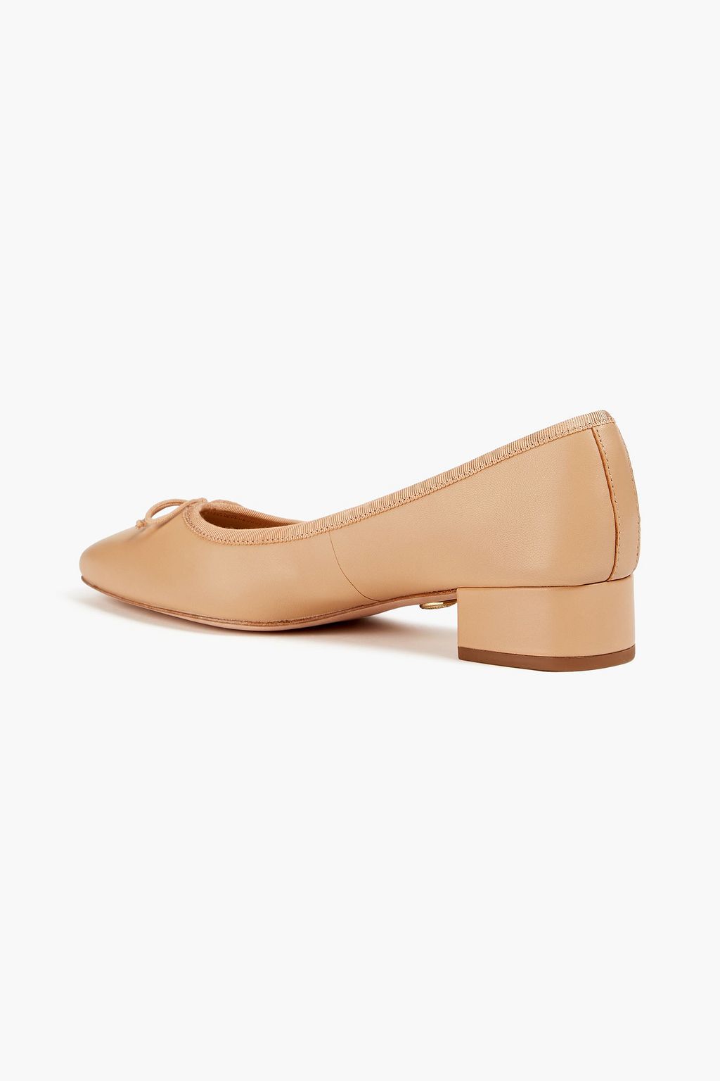 VERONICA BEARD Cecile bow-detailed leather pumps