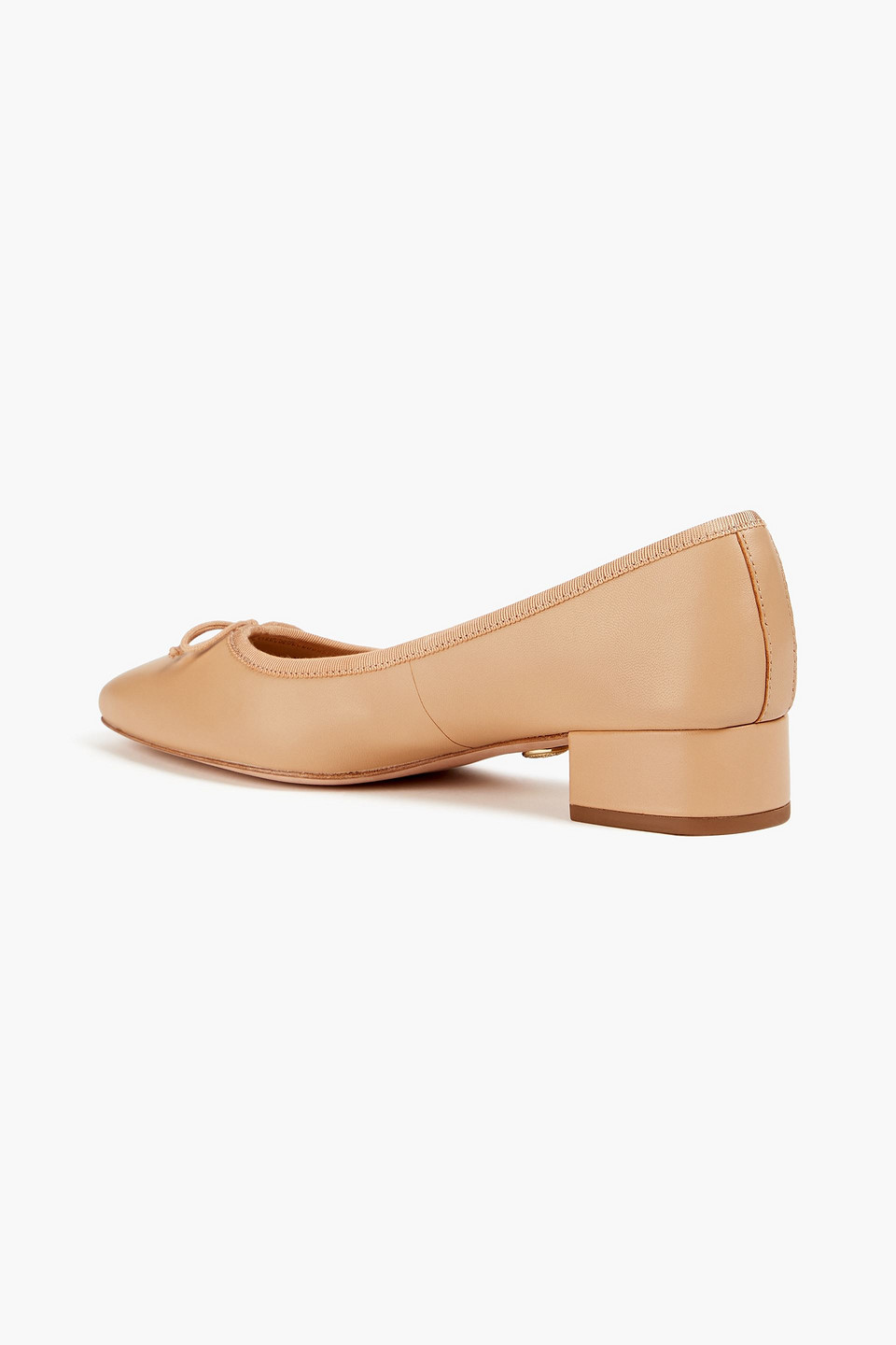 VERONICA BEARD CECILE BOW-DETAILED LEATHER PUMPS