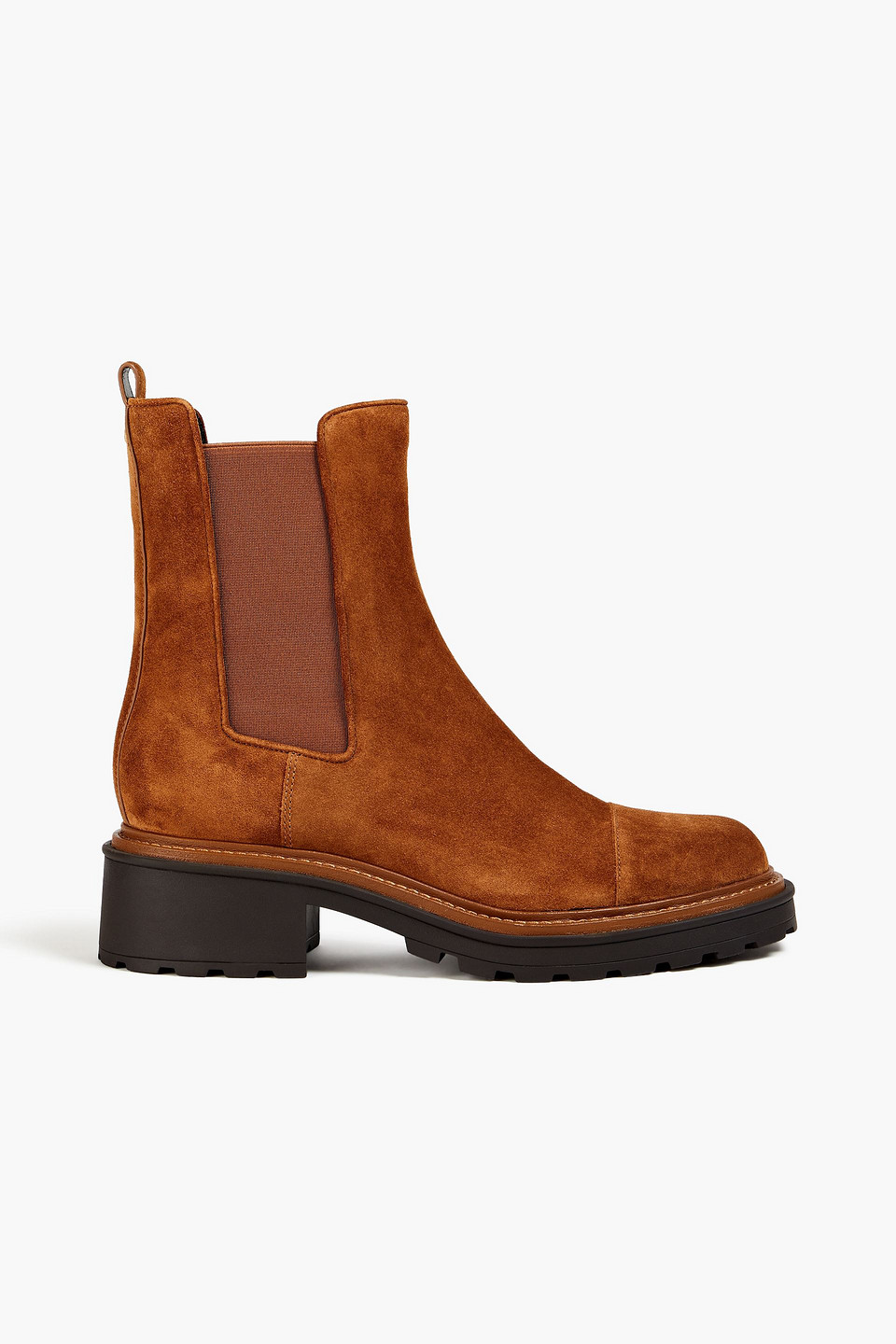 Veronica Beard Delilah Suede Chelsea Boots In Brown
