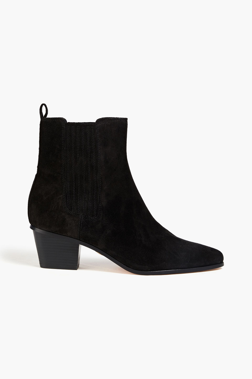 Veronica Beard Alina Suede Ankle Boots In Black