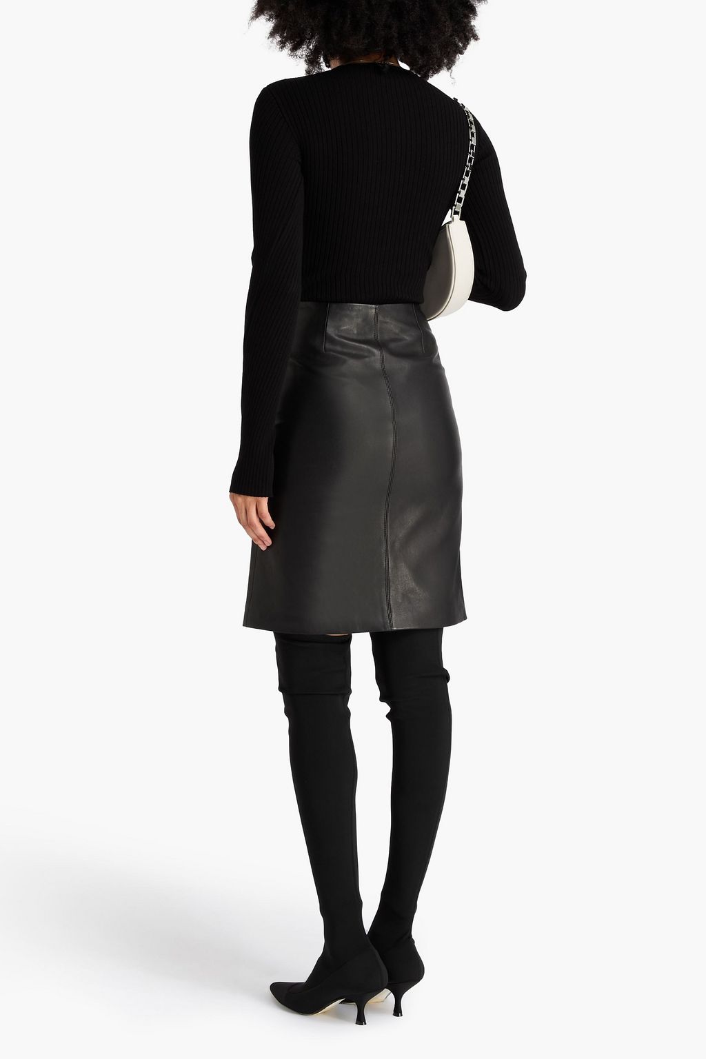 COURRÈGES Body aus Rippstrick