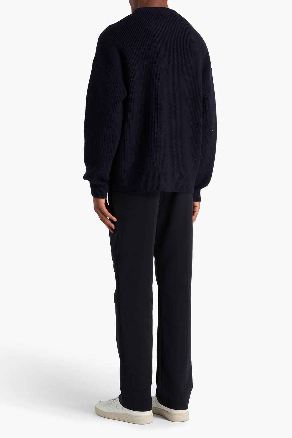 SANDRO Wool and cashmere-blend sweater
