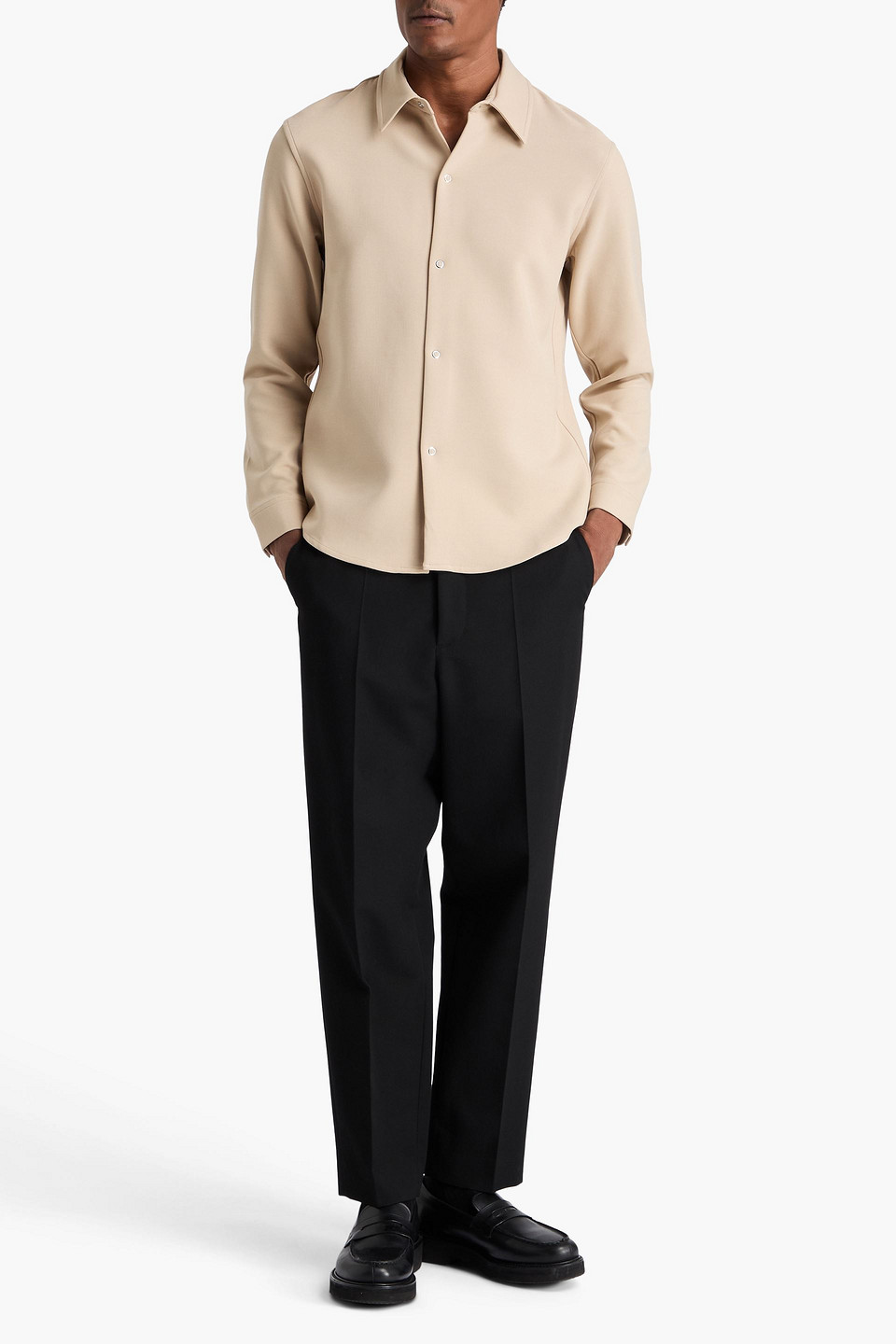 SANDRO CREPE SHIRT