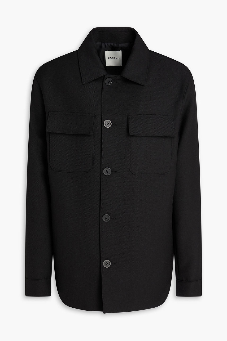 SANDRO TWILL OVERSHIRT