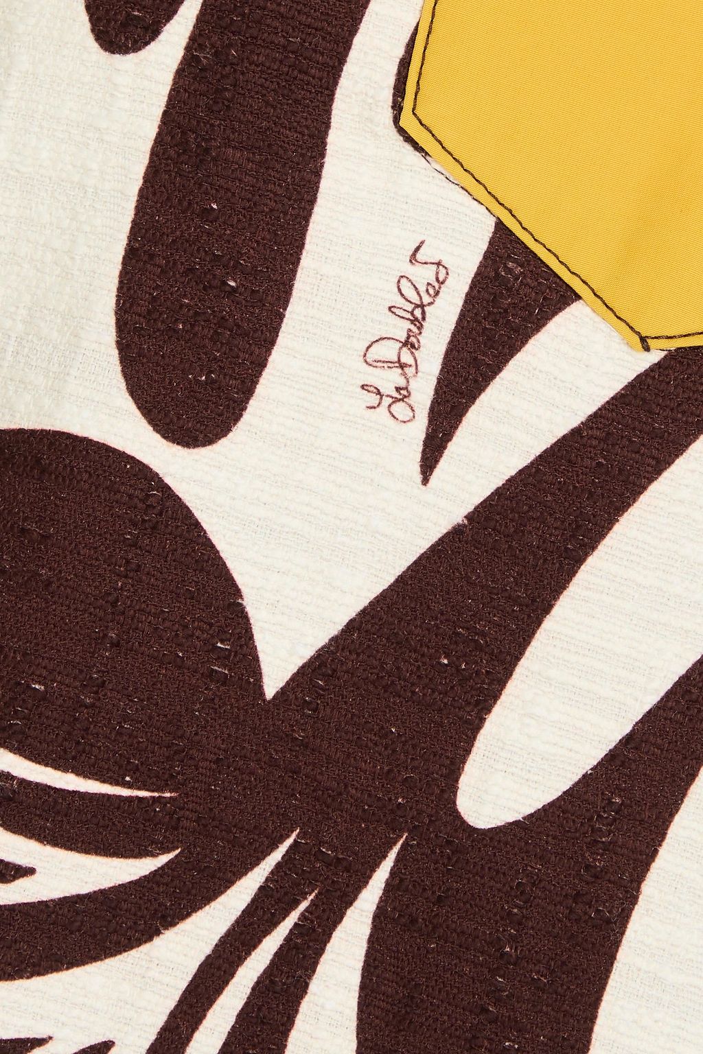 LA DOUBLE J Kaftan aus Gaze aus einer Baumwollmischung mit Print