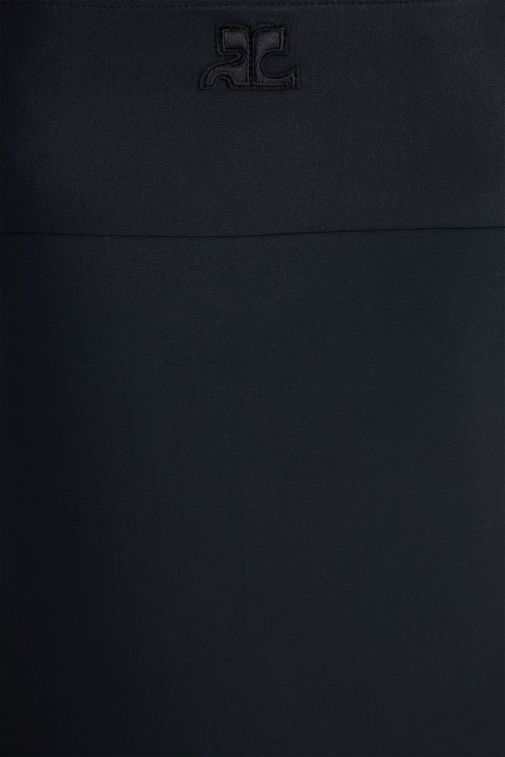 COURRÈGES Minikleid aus Stretch-Jersey mit Cut-outs