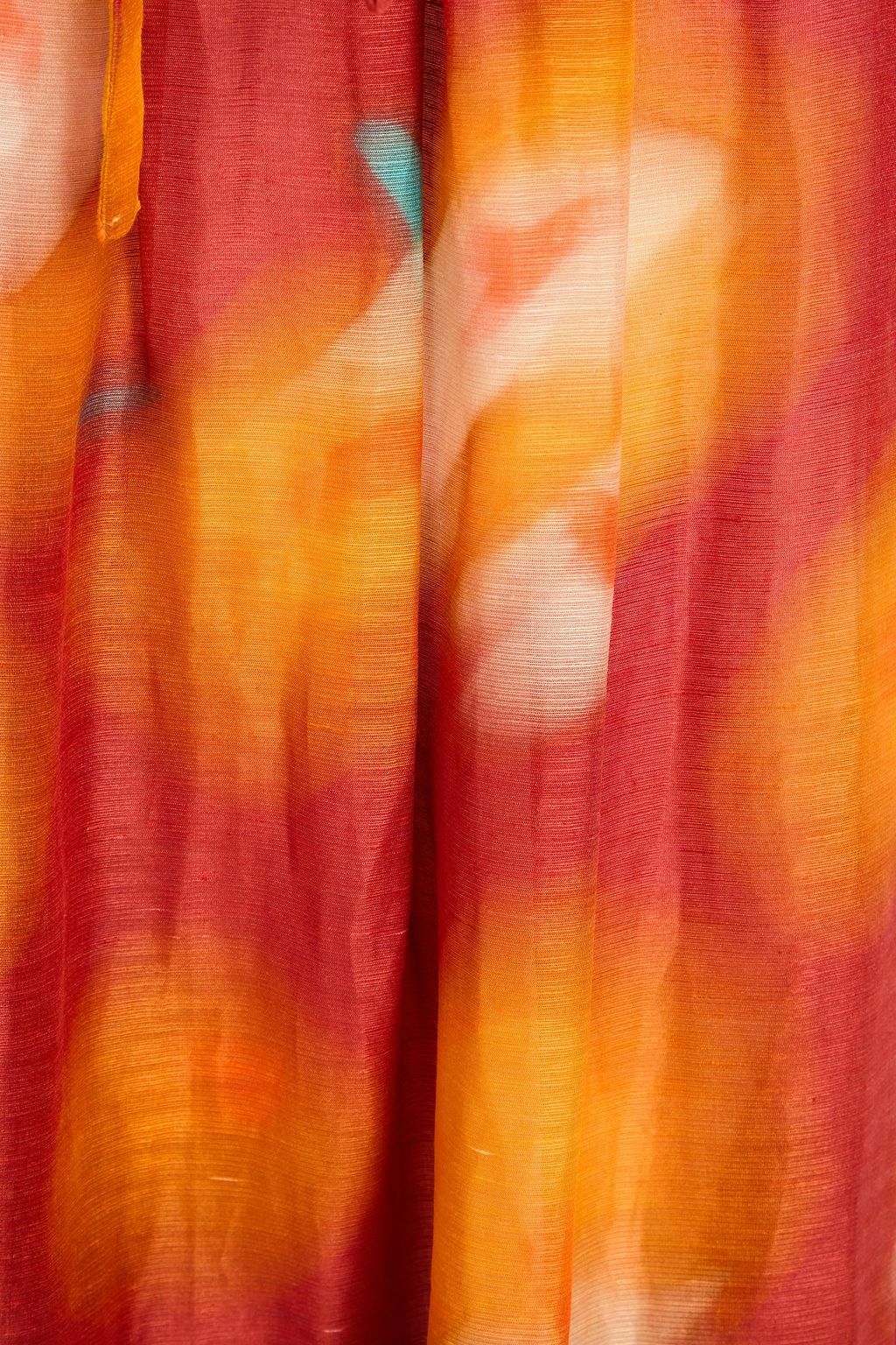 LEE MATHEWS Ginger Maxirock aus einer Leinen-Seidenmischung mit Print