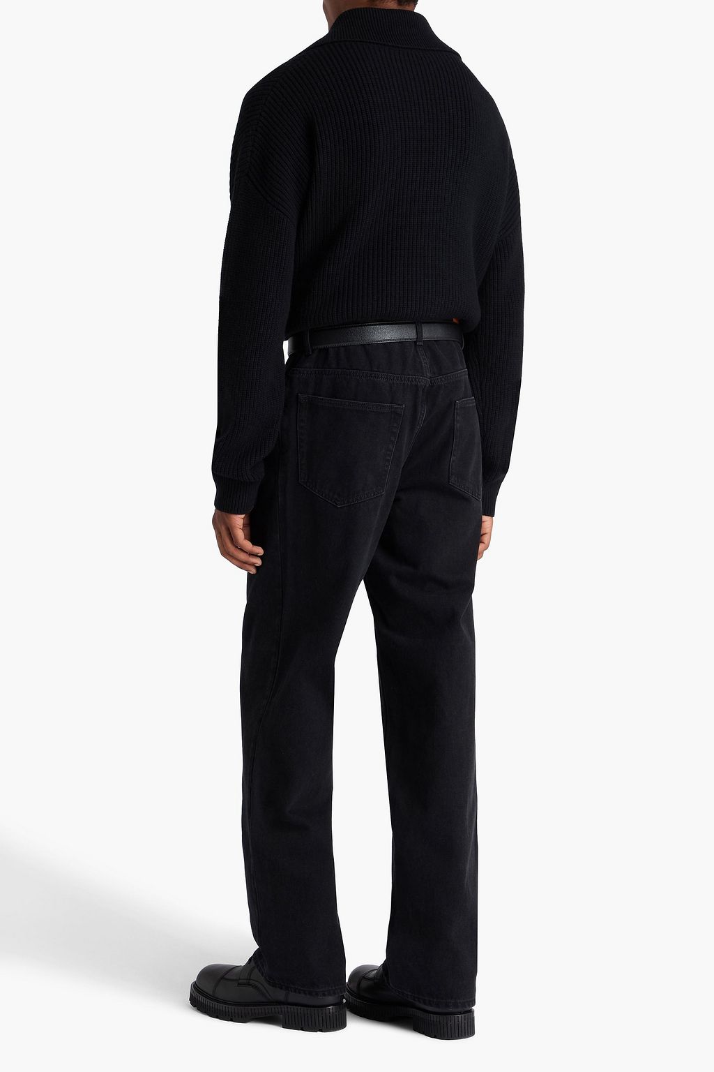 SANDRO Wool and cashmere-blend cardigan