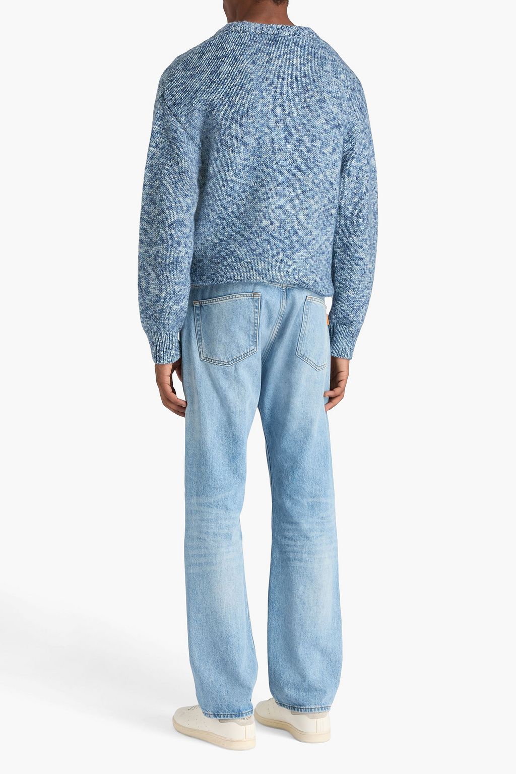 SANDRO Alberto mélange wool sweater