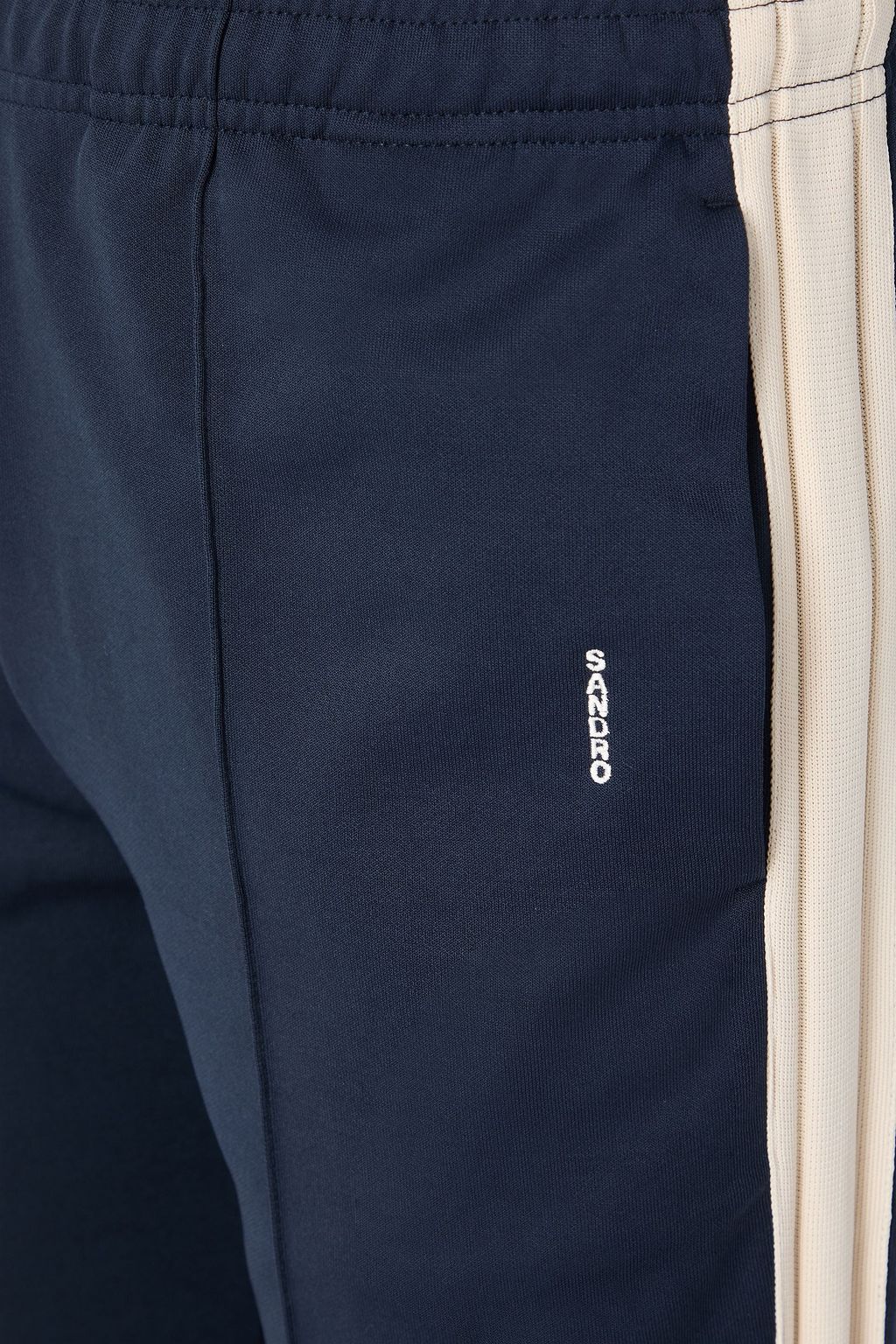 SANDRO Tech-jersey track pants