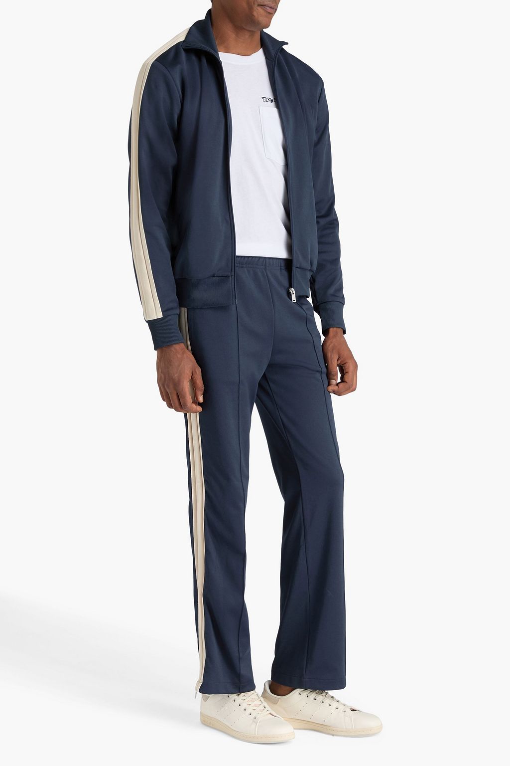 SANDRO Tech-jersey track pants