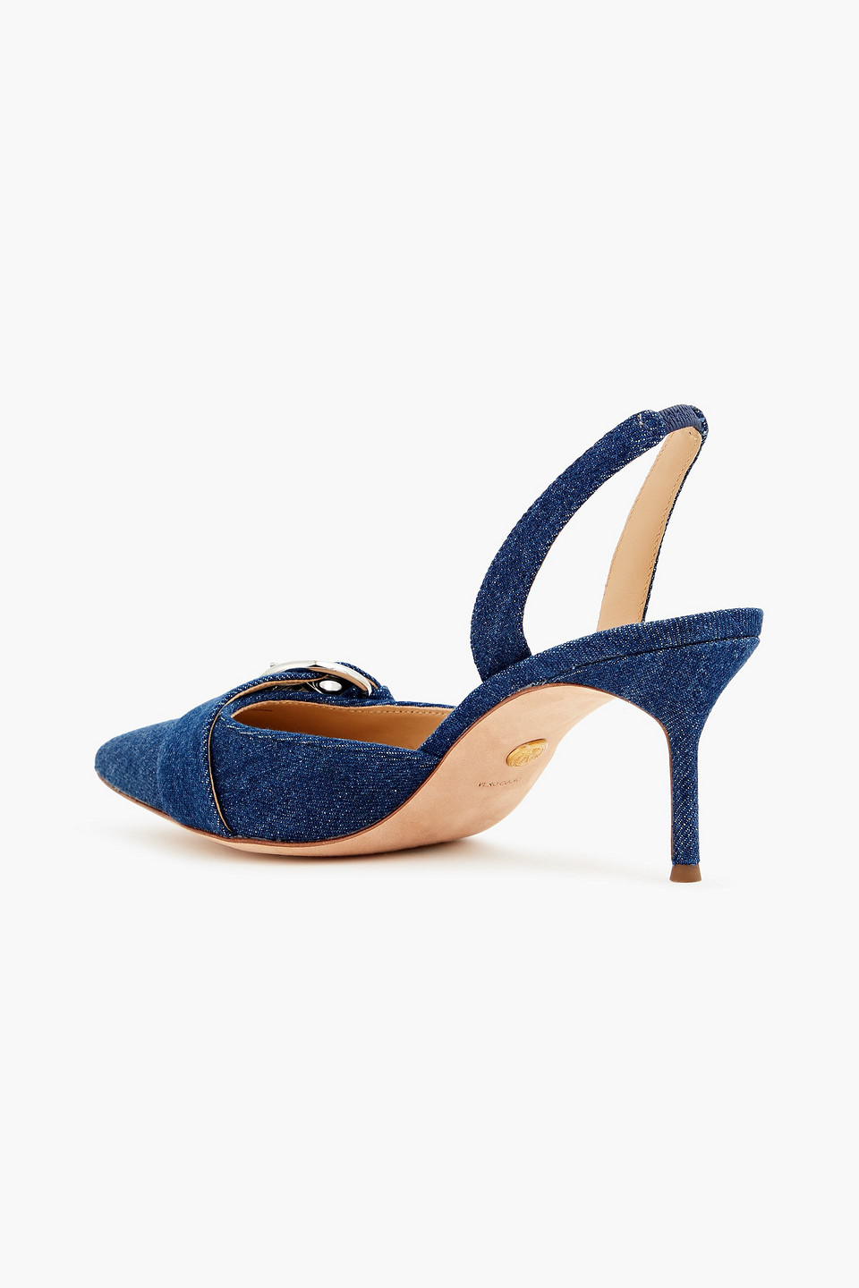  Veronica Beard - Roxy Slingback-pumps Aus Denim Mit Schnalle - Blau - Us 6.5 