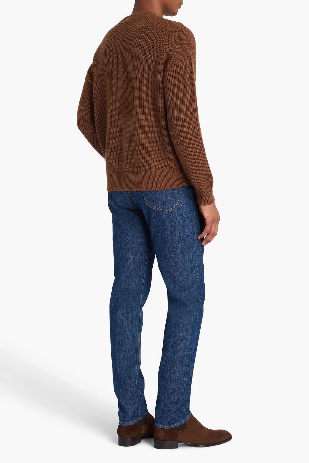 SANDRO Wool and cashmere-blend sweater