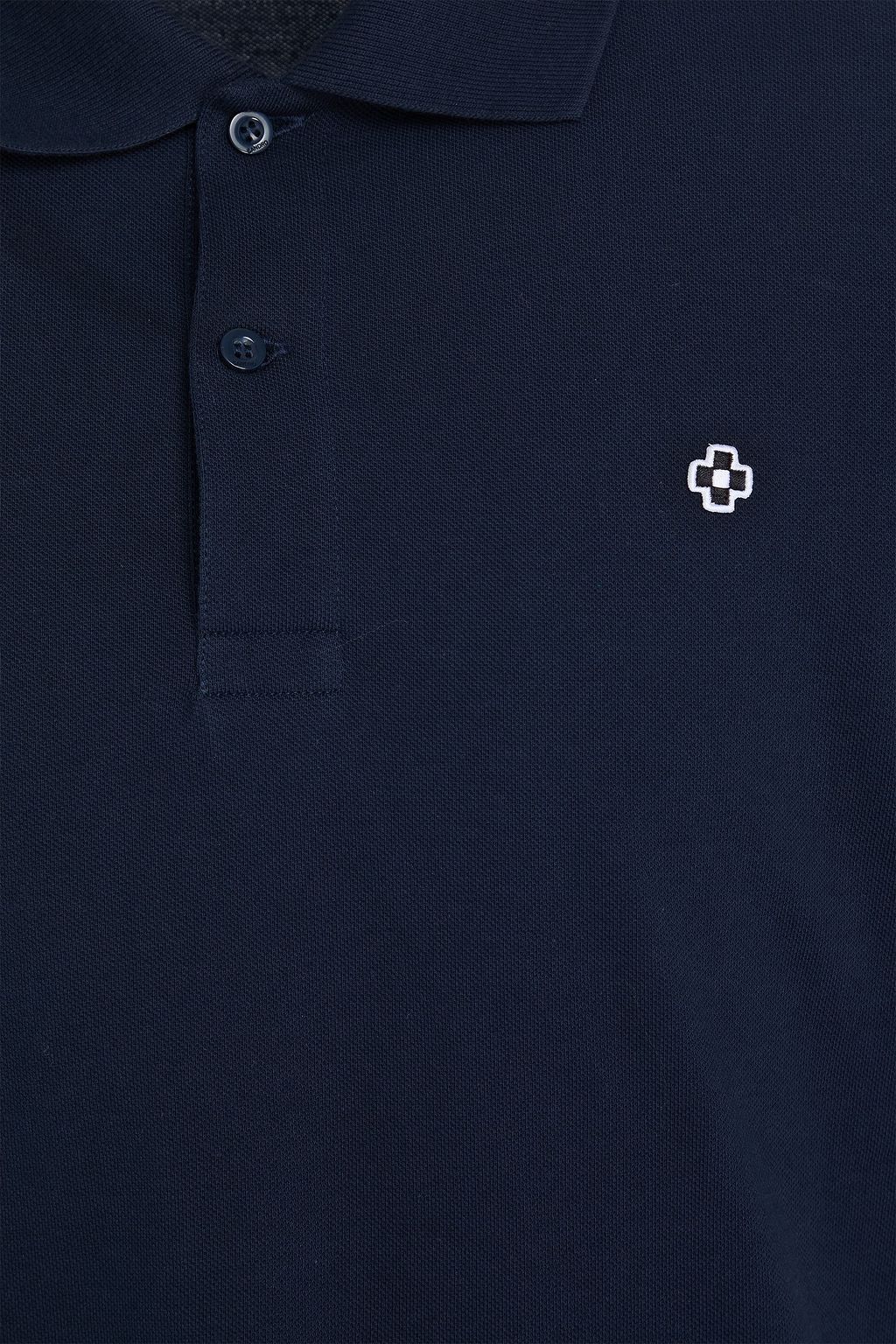 SANDRO Cotton-piqué polo shirt