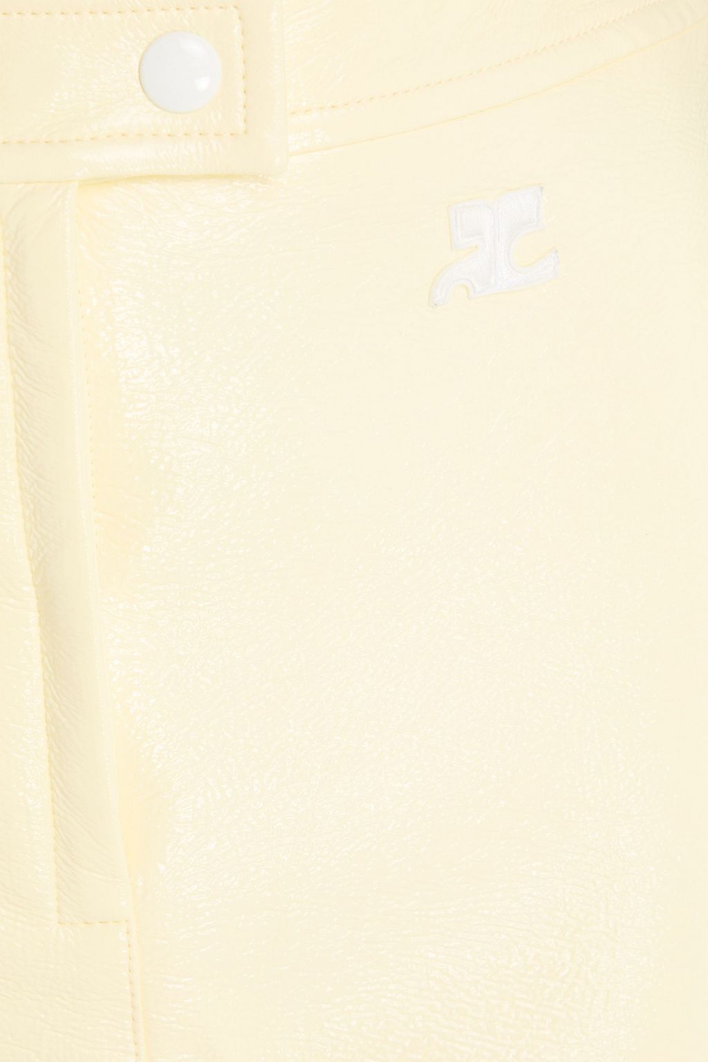 COURRÈGES Minirock aus Vinyl