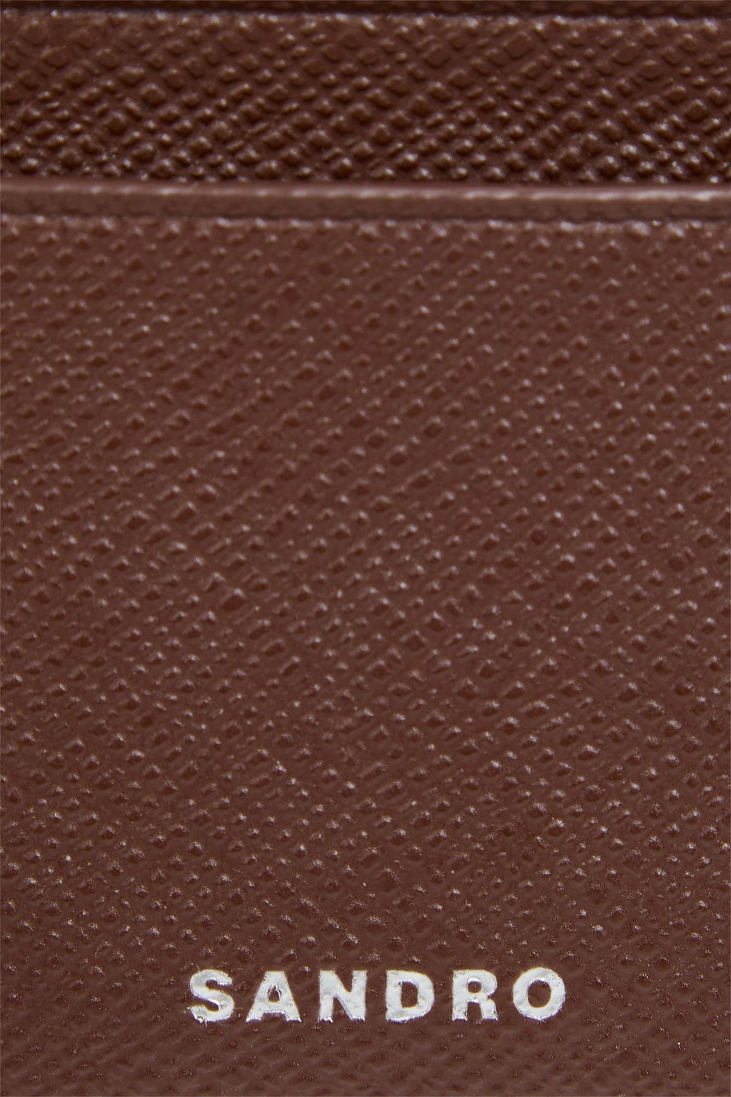 SANDRO Textured cardholder