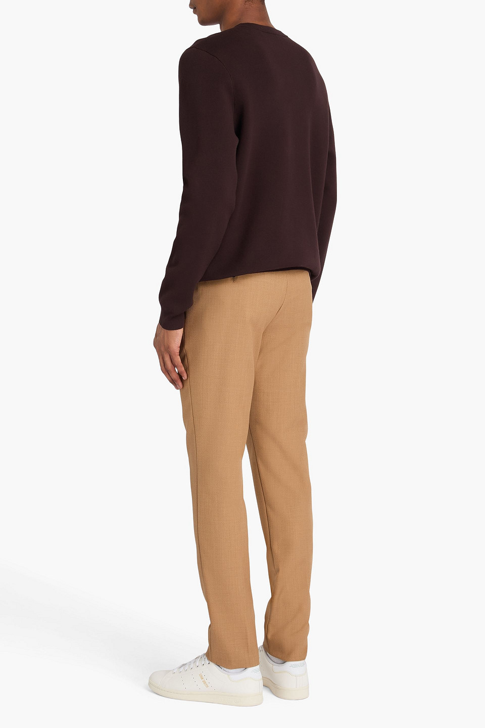  Sandro - Strickpullover Mit Floralen Applikationen - Braun - S 