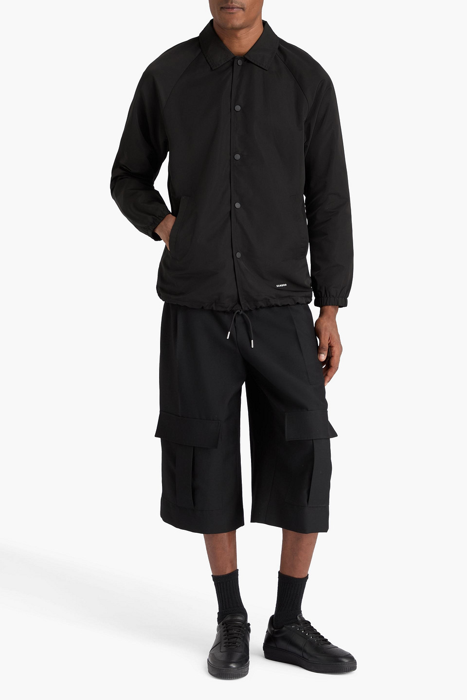  Sandro - Shell Jacket - Black - Xs 