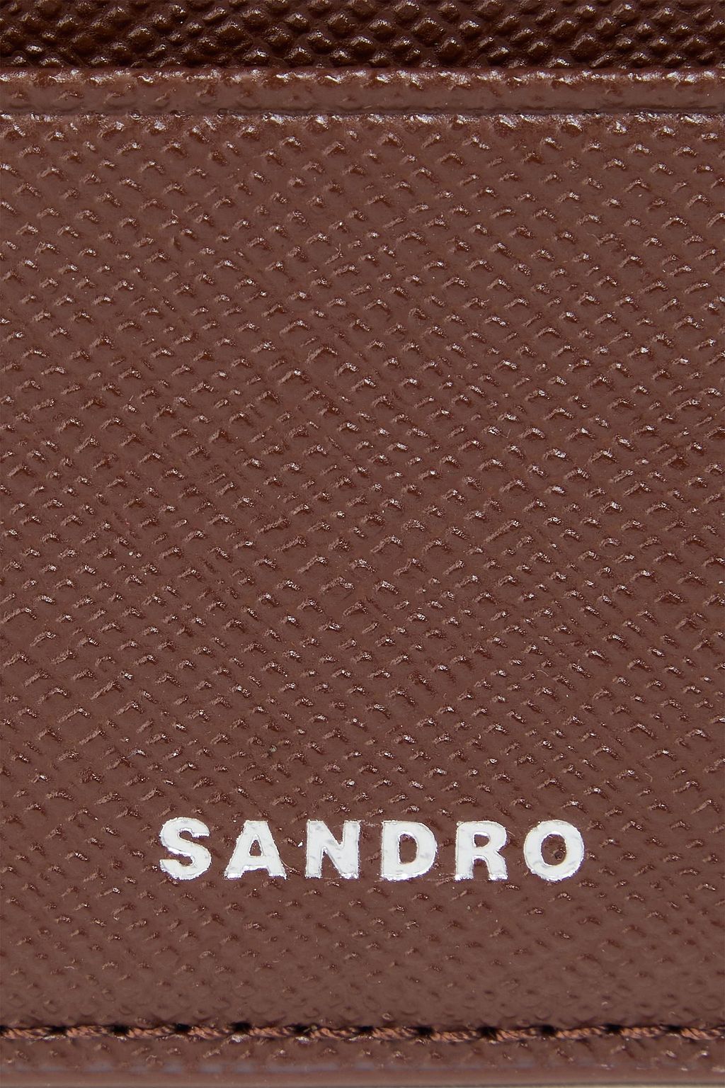 SANDRO Textured cardholder
