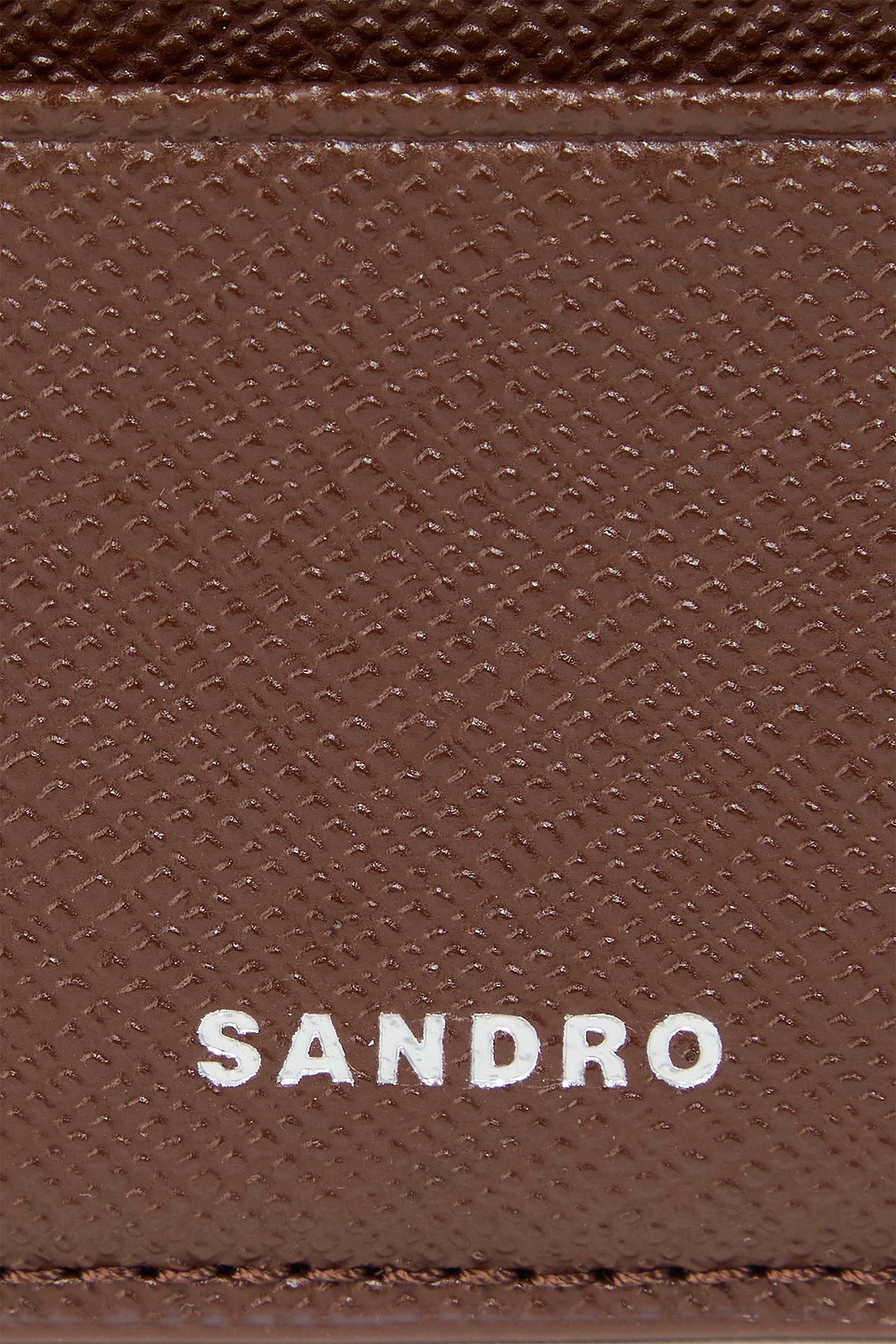 SANDRO TEXTURED CARDHOLDER