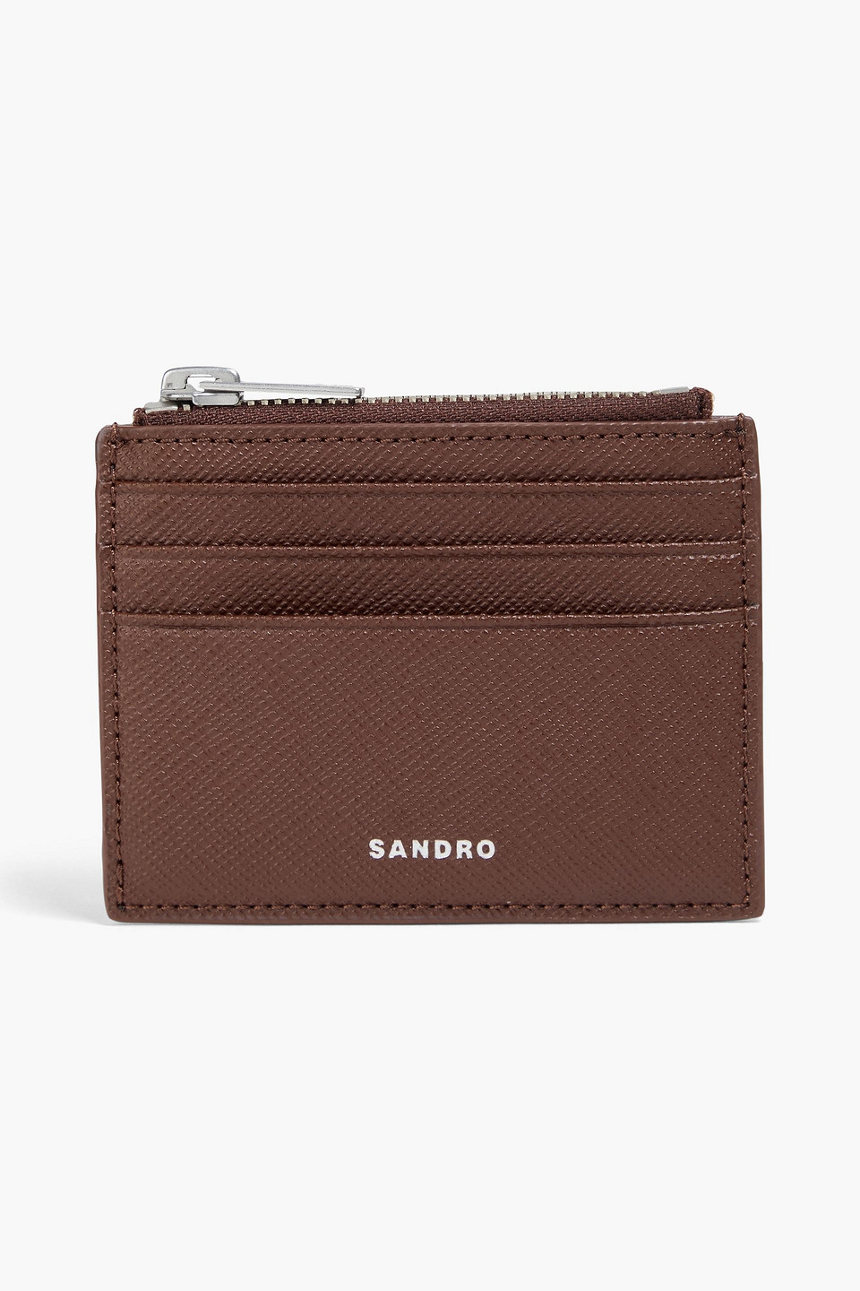 SANDRO TEXTURED CARDHOLDER