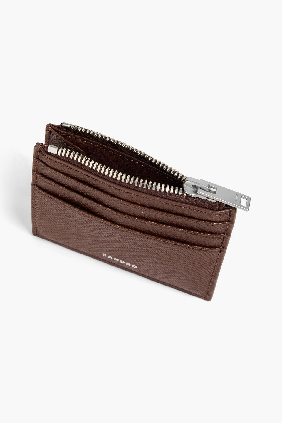 SANDRO TEXTURED CARDHOLDER