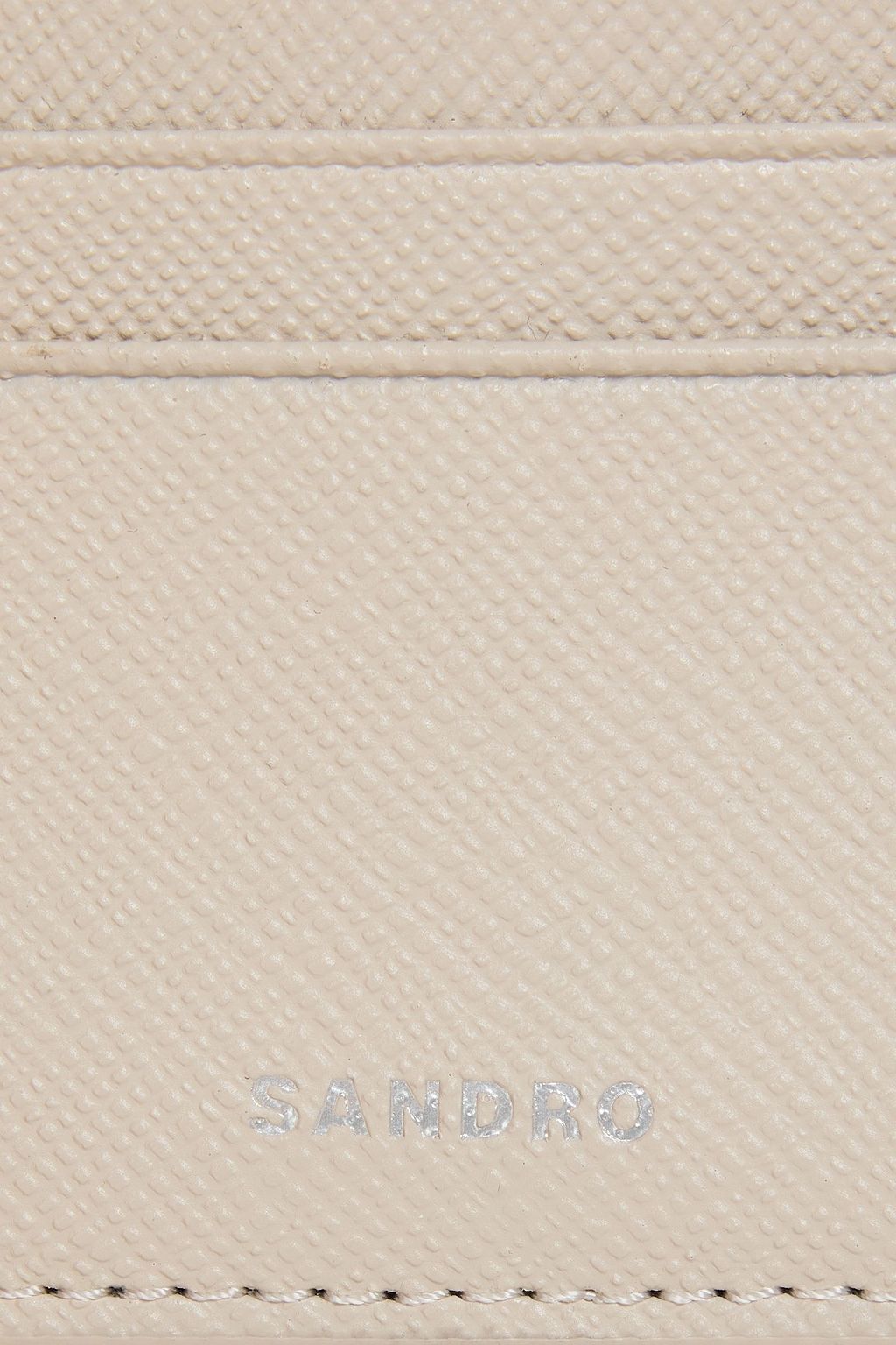 SANDRO Textured cardholder