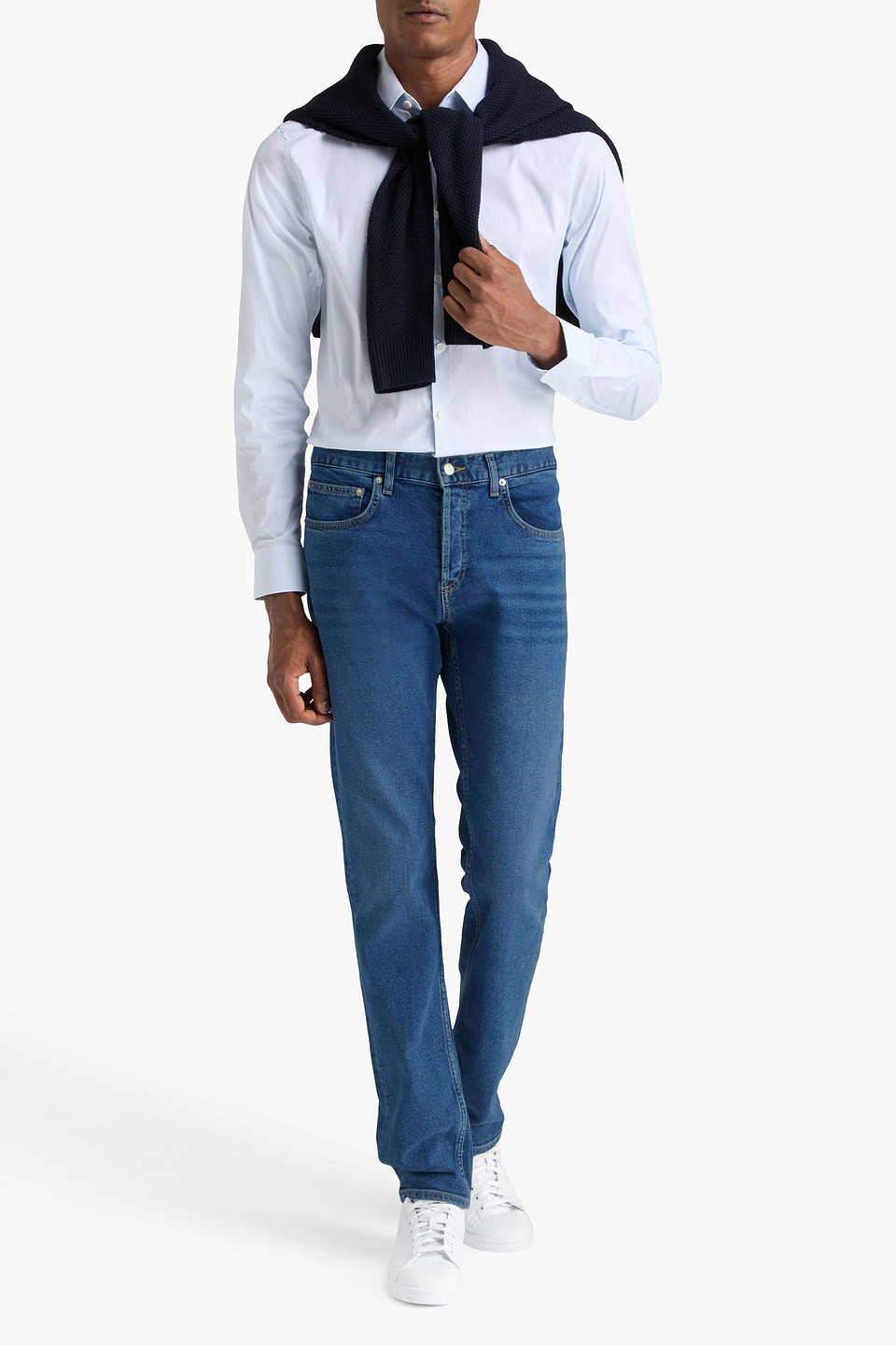  Sandro - Skinny Jeans Aus Denim - Blau - 27 