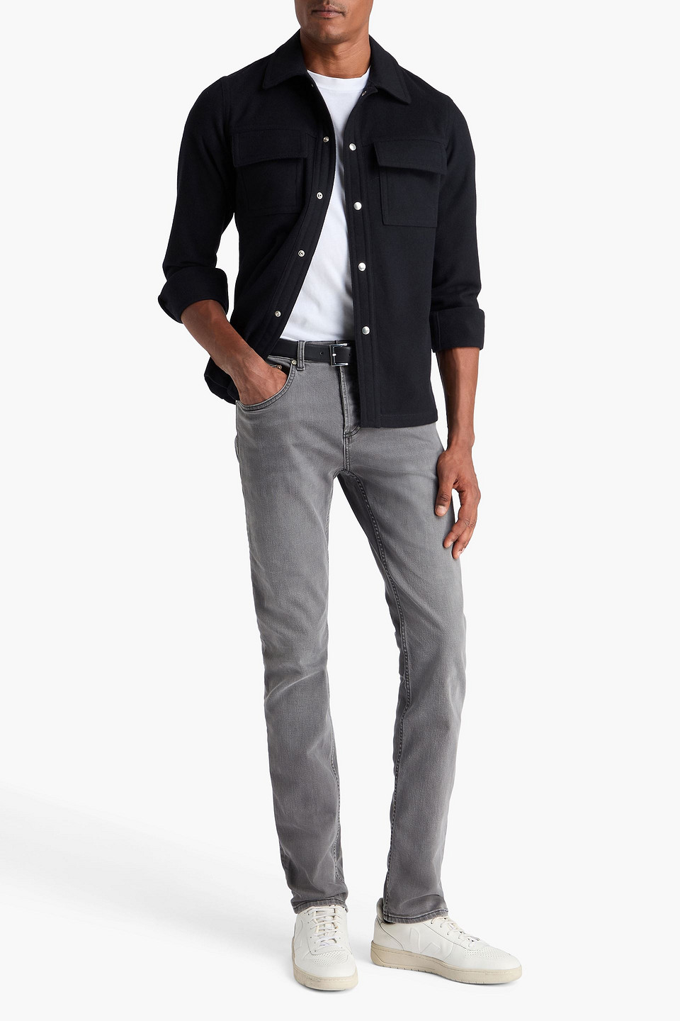 SANDRO SKINNY-FIT DENIM JEANS