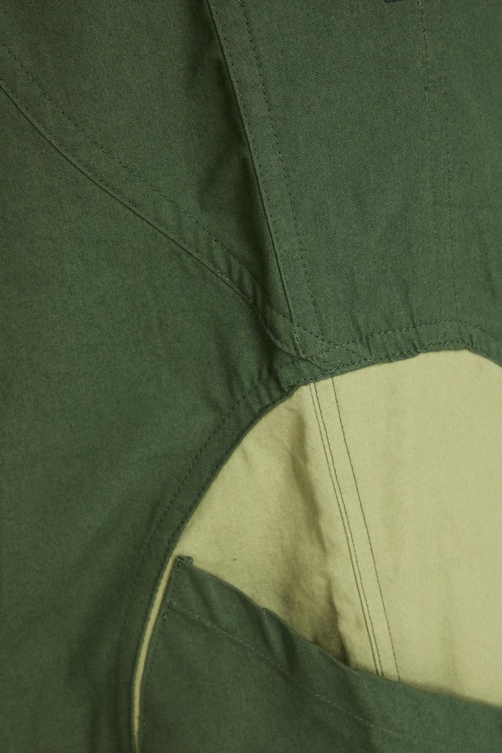 CHRISTOPHER ESBER Zweifarbige Karottenhose aus Baumwolle